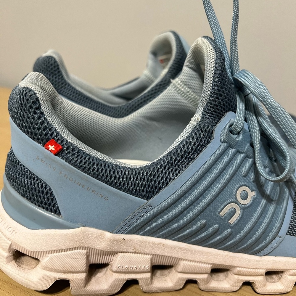 On Cloud Slate Blue Sneakers Women 7.5 Cloudswift 4 - Picture 11 of 15